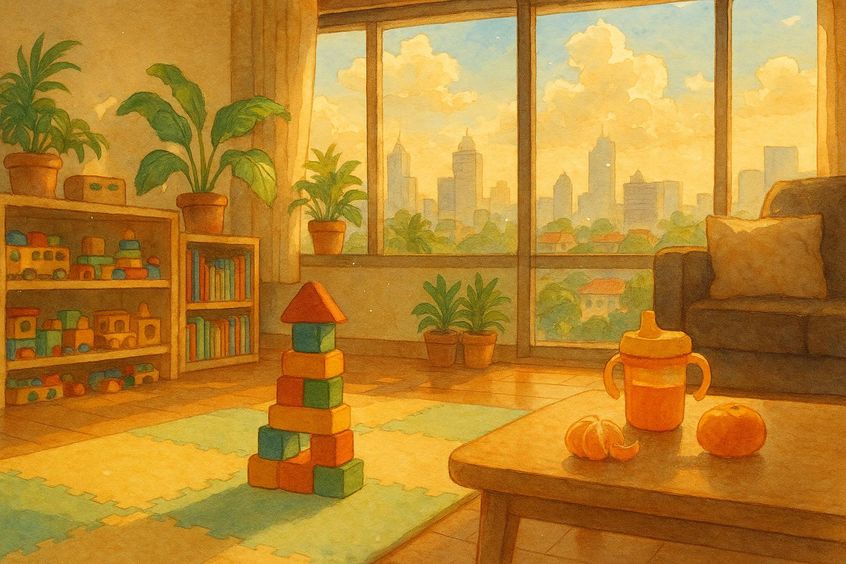 Hiring a nanny in Thailand — family with caregiver in Bangkok